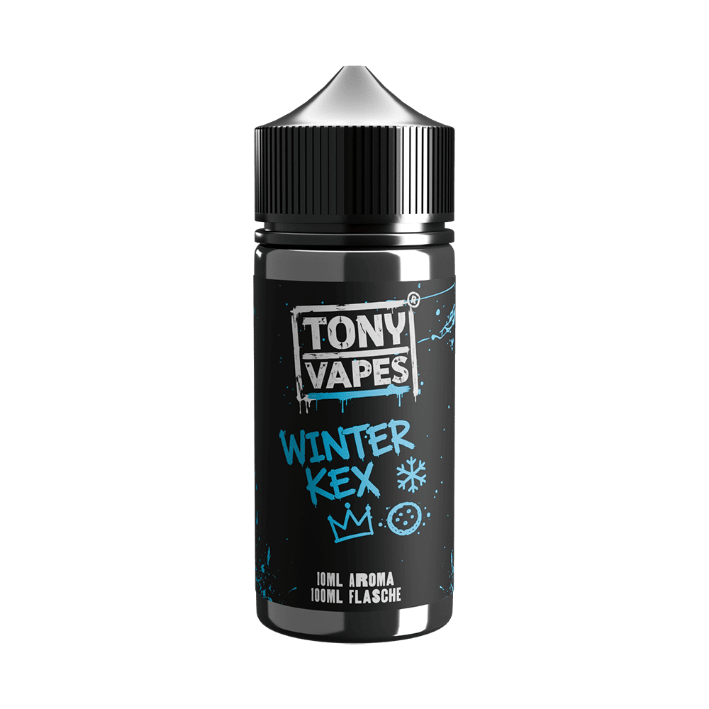 Tony Vapes Aroma Longfill - Winter Kex - 10ml in 100ml Flasche