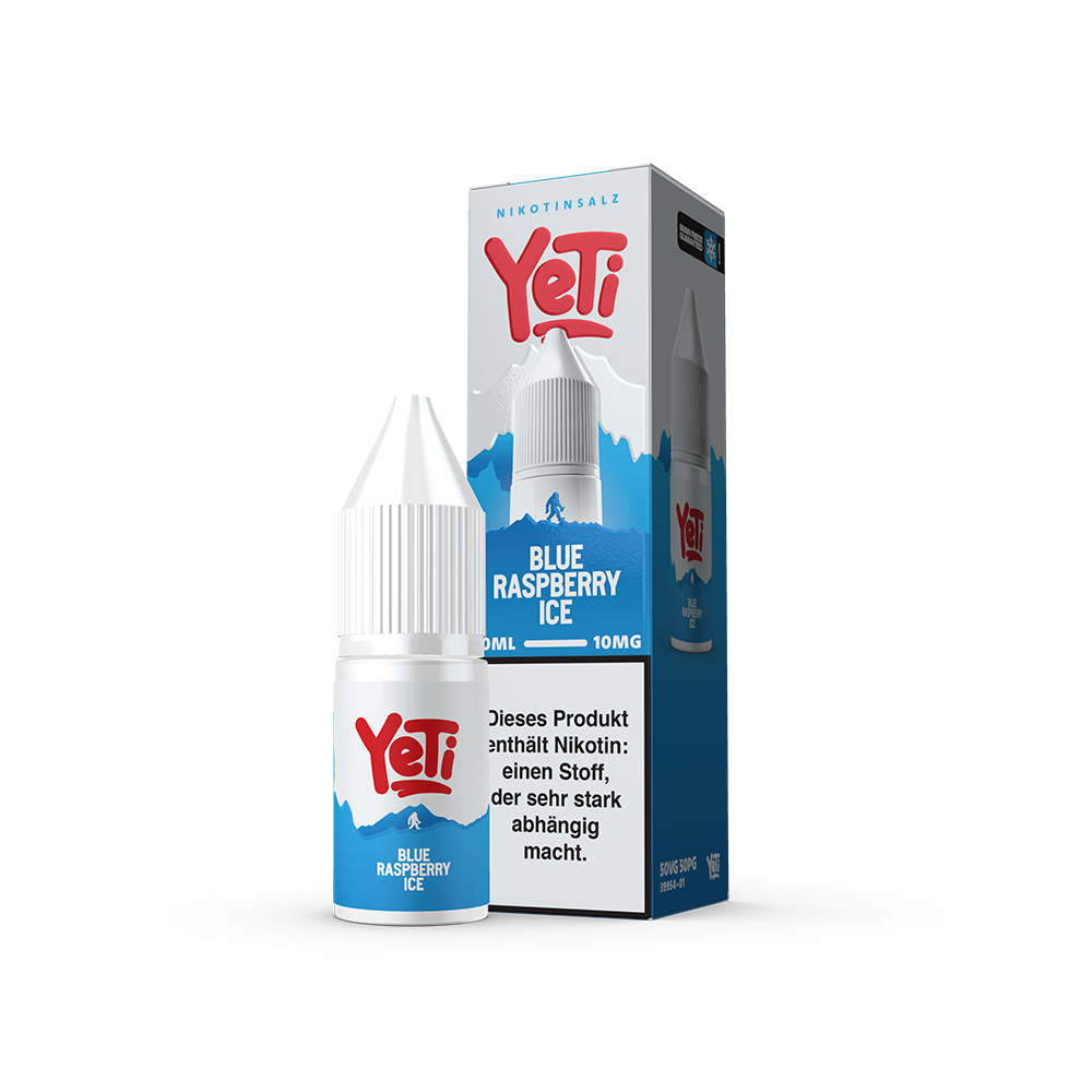 Yeti Summit Nikotinsalz - Blue Raspberry Ice - Overdosed 10ml Liquid 10mg