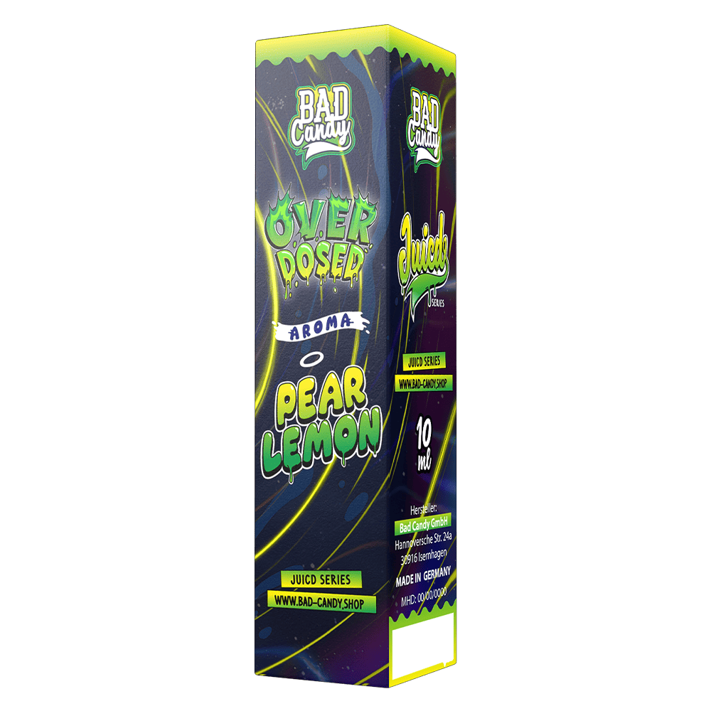 Bad Candy Longfill - Pear Lemon - Overdosed 10ml Aroma in 60 ml Flasche