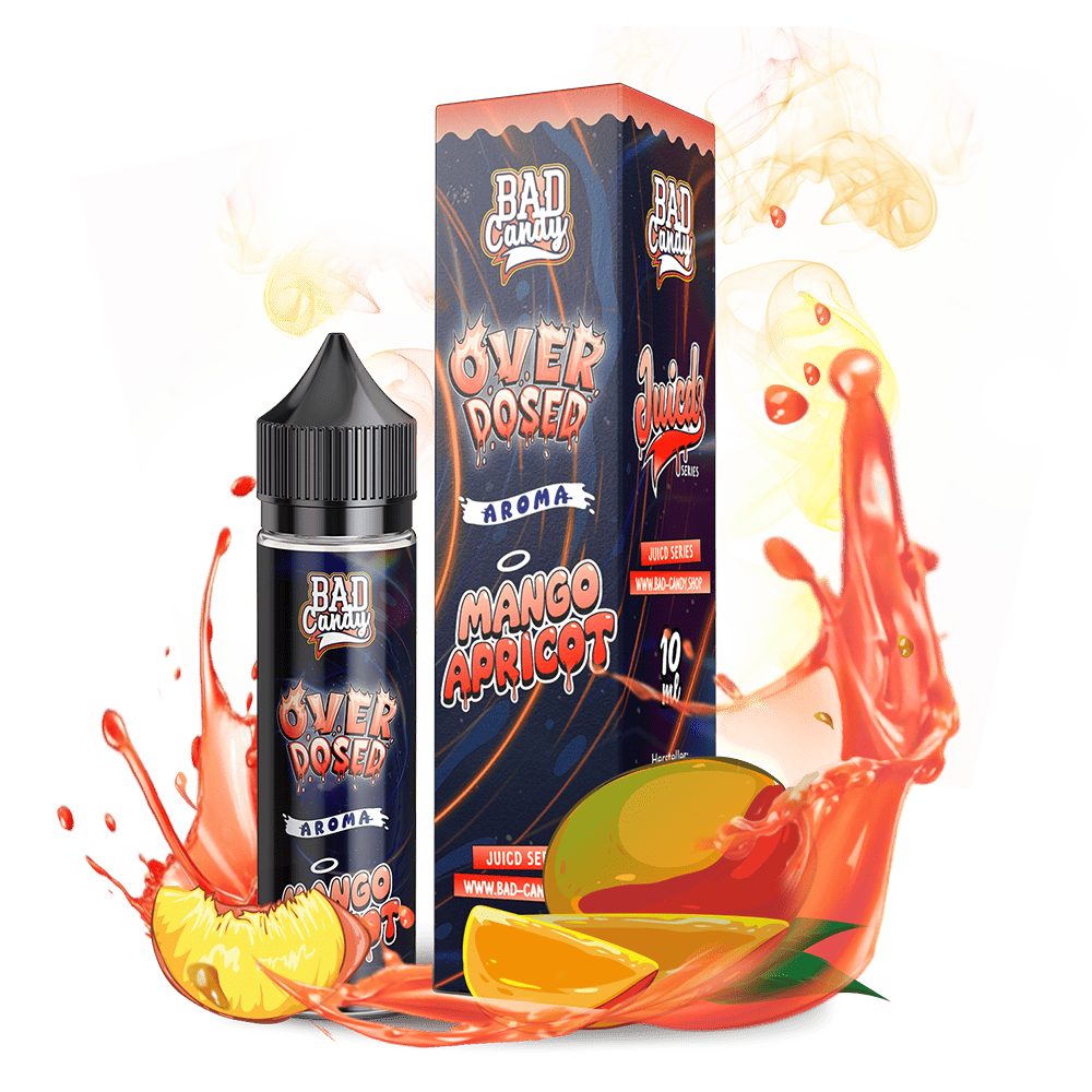 Bad Candy Longfill - Mango Apricot - Overdosed 10ml Aroma in 60 ml Flasche
