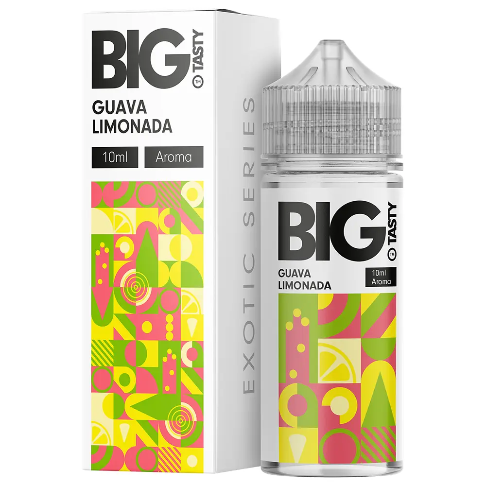 Big Tasty Longfill - Guava Limonada - 10ml Aroma in 120ml Flasche