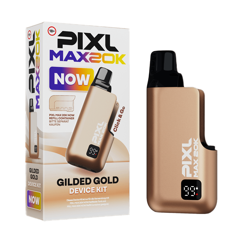 PIXL MAX 20K Basisgerät 850 mAH (Akku + Leerpod) - Gilded Gold