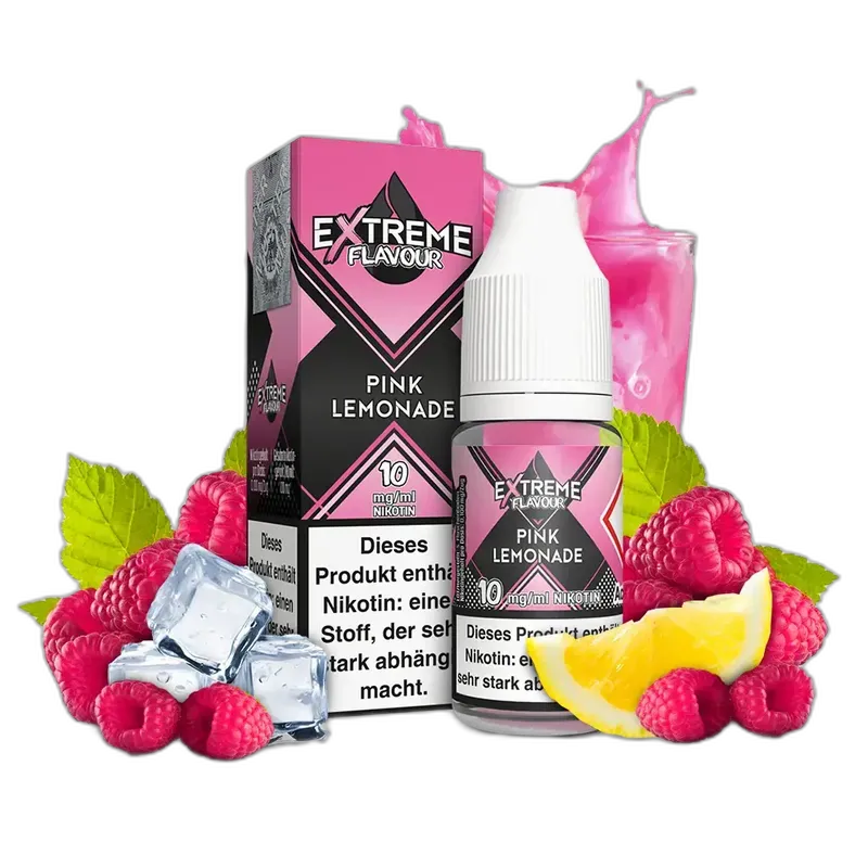 Extreme Flavour - Pink Lemonade - Overdosed Liquid 10mg 10ml  HYBRID NICSALT