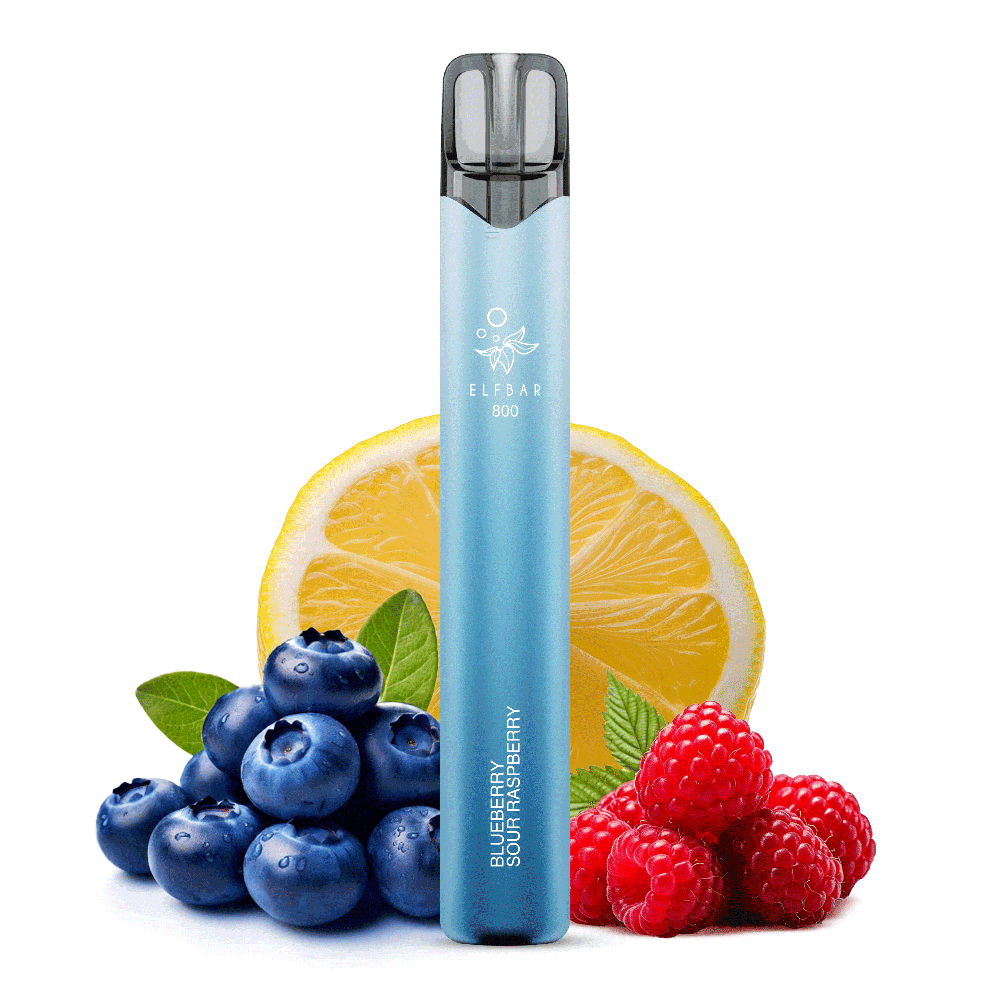 Elfbar 800 Einweg E-Zigarette - Blueberry Sour Raspberry - 20mg