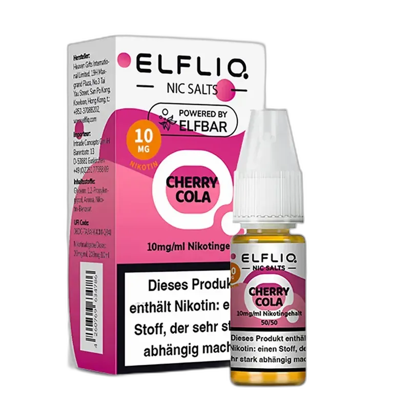 Elfliq by Elfbar Nikotinsalz - Cherry Cola - Liquid 10mg 10ml