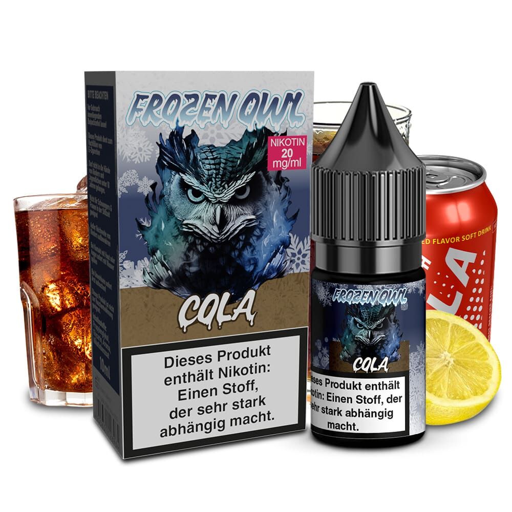 Frozen OWL Nikotinsalz - Cola - 10ml Liquid 20mg Frozen OWL Nikotinsalz - Cola - 10ml Liquid 20mg
