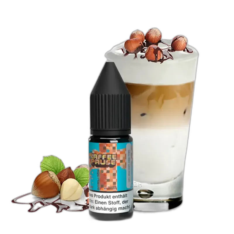 Kaffeepause Nikotinsalz - Hazellatte - 10ml Liquid 20mg