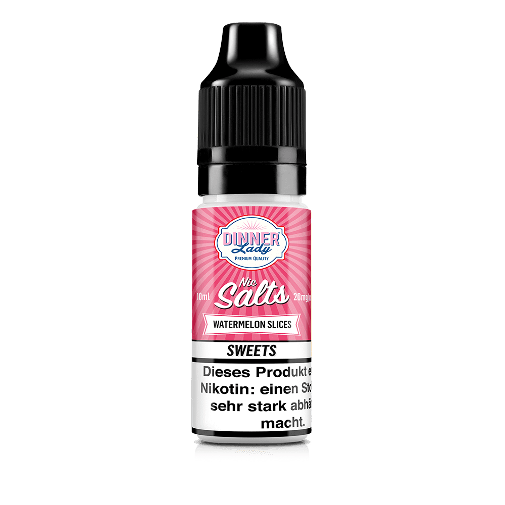 Dinner Lady Nikotinsalz - Watermelon Slices - 50/50 10ml Liquid 20mg