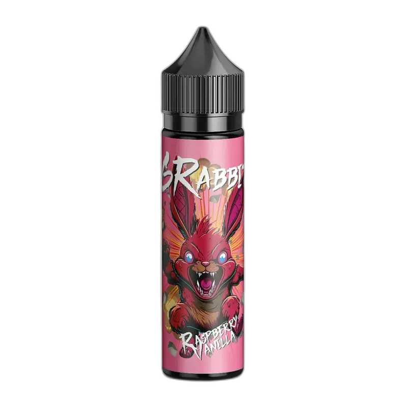 6 Rabbits Aroma Longfill - Raspberry Vanilla - 10ml Aroma in 60ml Flasche