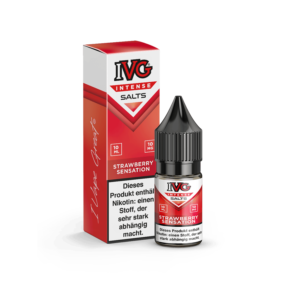 IVG Intense Nikotinsalz - Strawberry Sensation - Liquid 10mg 10ml