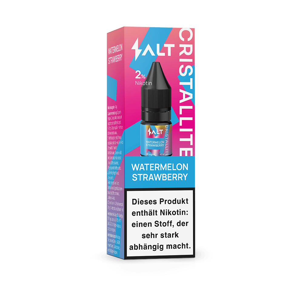 SALT Cristallite Nikotinsalz - Watermelon Strawberry - 10ml Liquid 20mg
