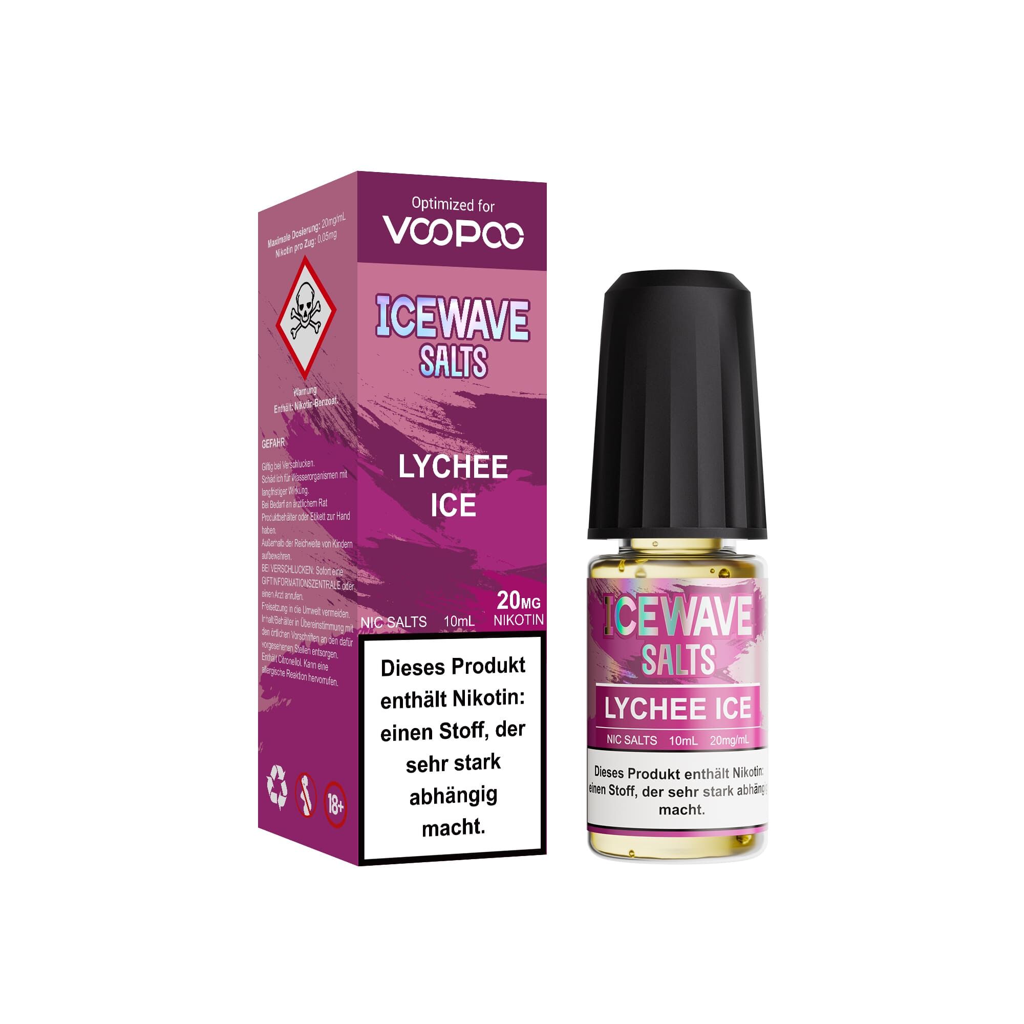 Icewave Nikotinsalz - Lychee Ice - 10ml Liquid 20mg