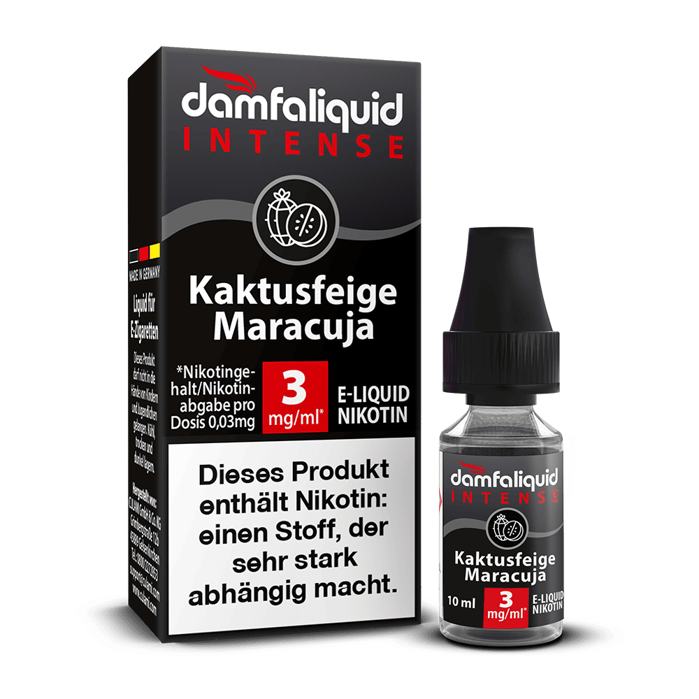 damfaliquid - Kaktusfeige Maracuja 3mg 10ml INTENSE