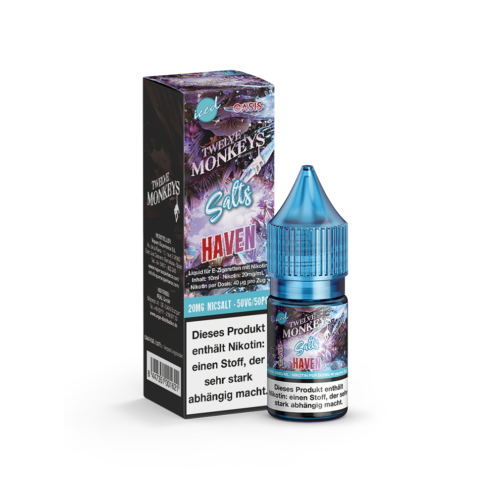 Twelve Monkeys Nikotinsalz - Haven - 10ml Liquid 20mg