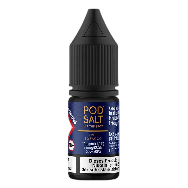 Pod Salt Origin Nikotinsalz - True Tobacco - 10ml Liquid 11mg