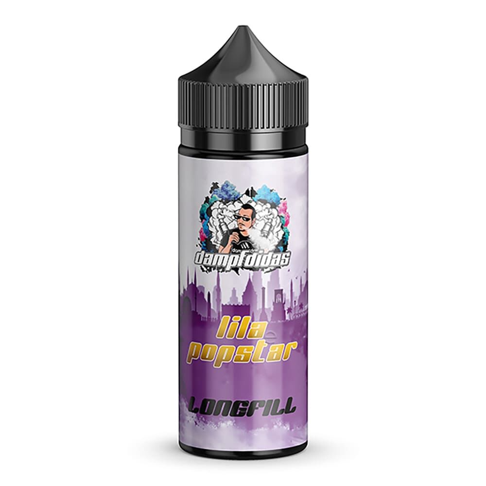 Dampfdidas Longfill - Lila Popstar - 10ml Aroma in 120ml Flasche