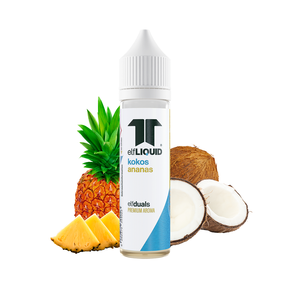 Elf-Liquid Aroma Longfill - Kokos-Ananas - 10ml in 60ml Flasche
