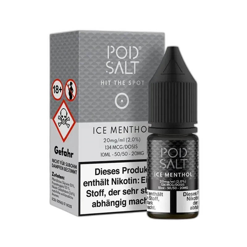 Pod Salt Core Nikotinsalz - Ice Menthol - 10ml Liquid 20mg Pod Salt Core Nikotinsalz - Ice Menthol - 10ml Liquid 20mg