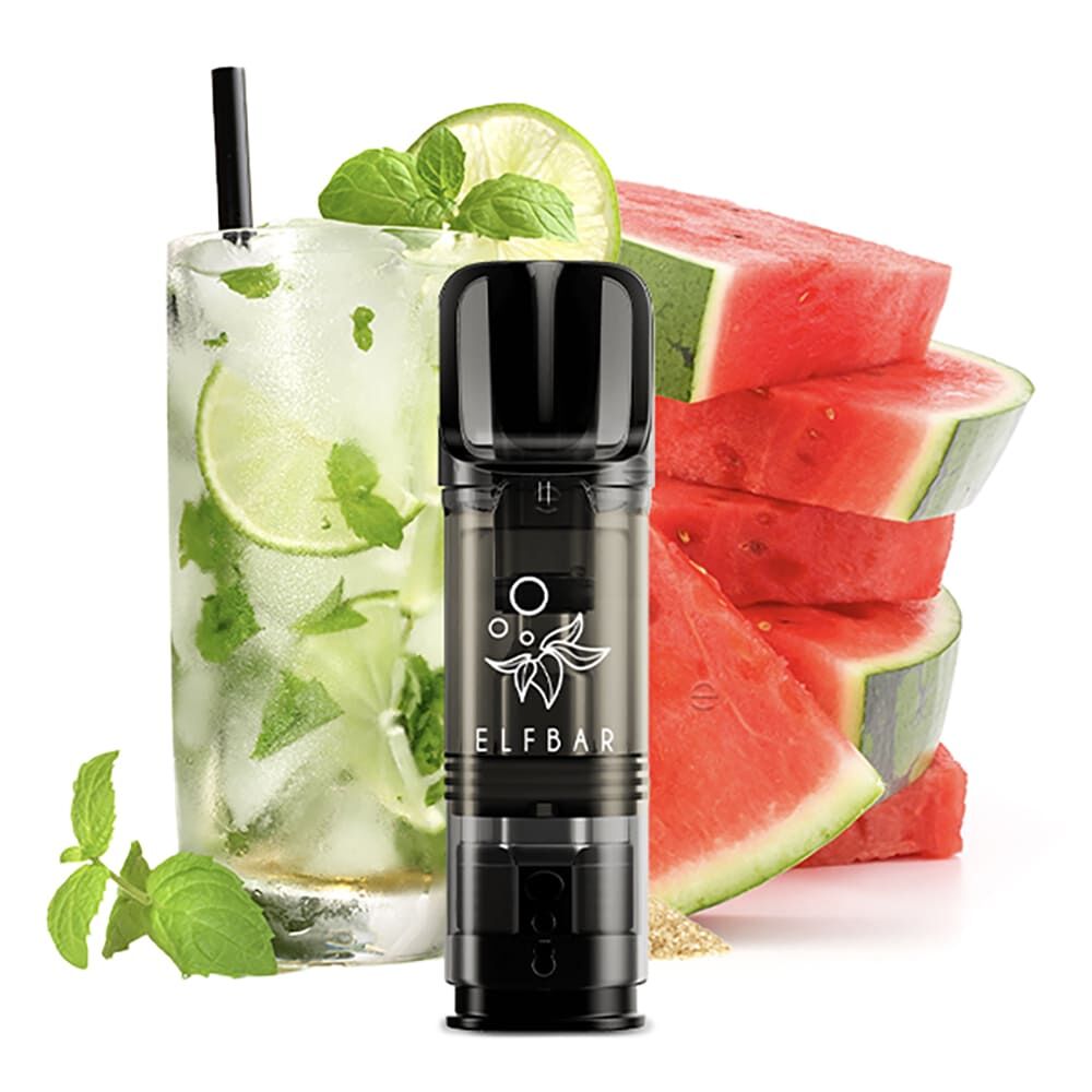 2x Elfbar Elfa Einweg Pod - Watermelon Mojito - 20mg Nikotinsalz 2ml 2x Elfbar Elfa Einweg Pod - Watermelon Mojito - 20mg Nikotinsalz 2ml