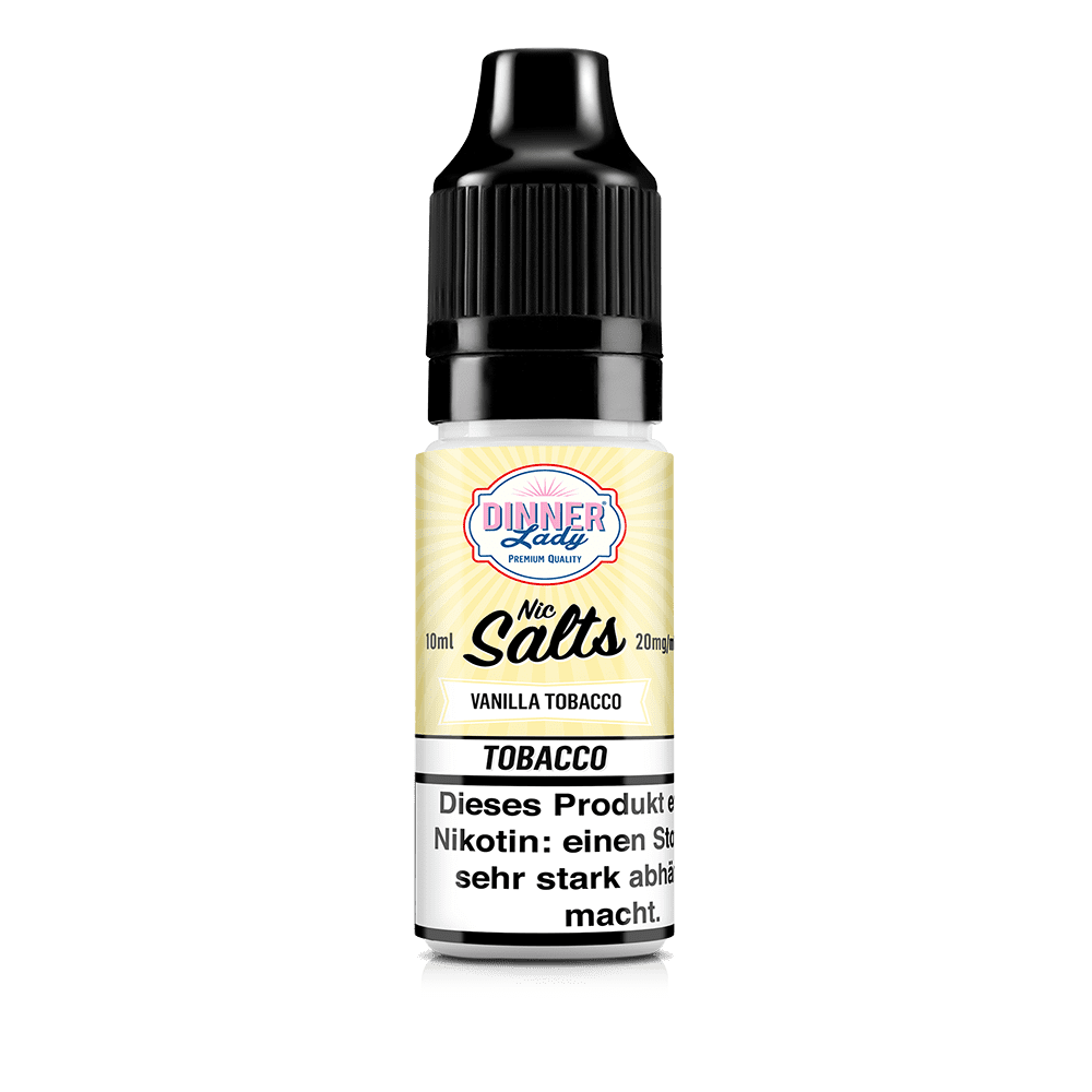 Dinner Lady Nikotinsalz - Vanilla Tobacco - 50/50 10ml Liquid 20mg