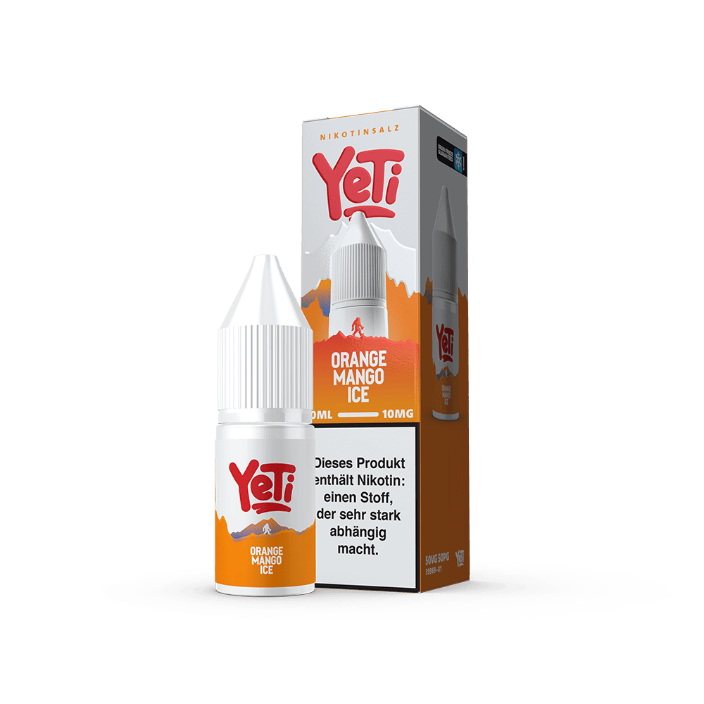 Yeti Summit Nikotinsalz - Orange Mango Ice - Overdosed 10ml Liquid 10mg