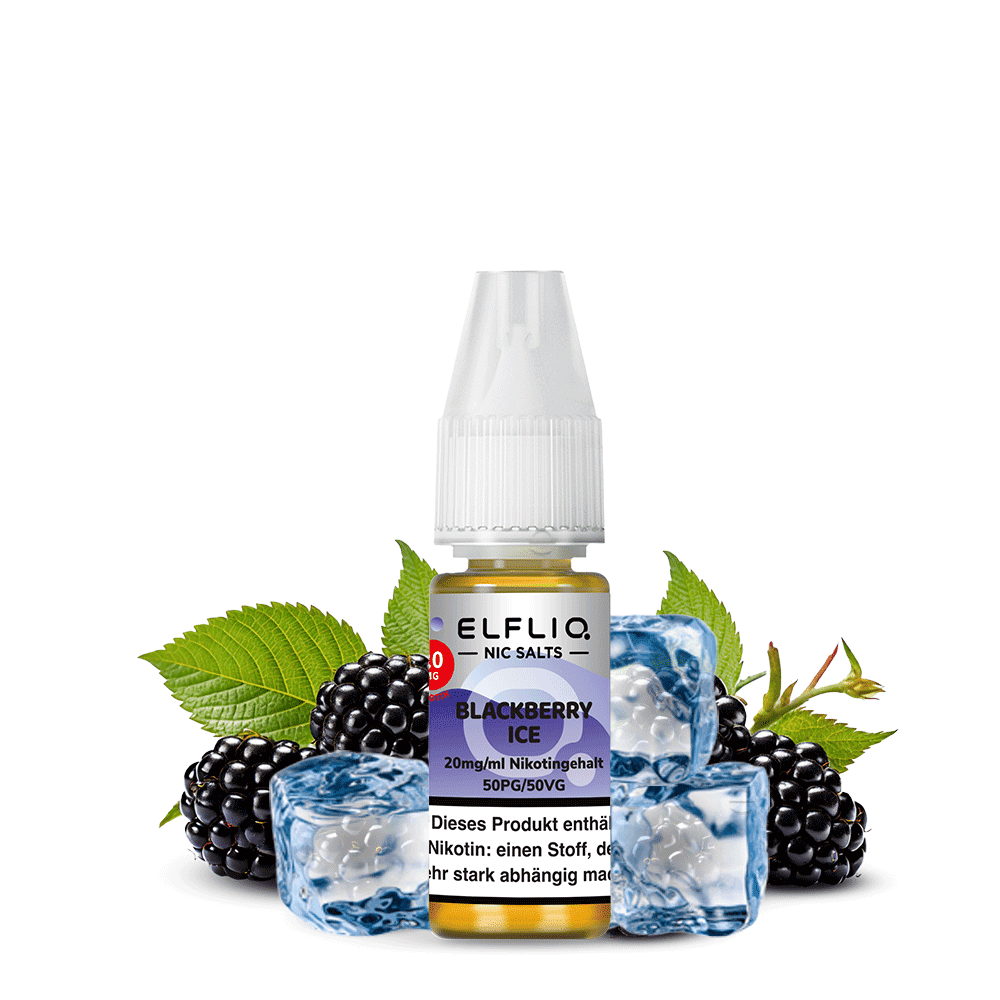 Elfliq by Elfbar Nikotinsalz - Blackberry Ice - Liquid 20mg 10ml