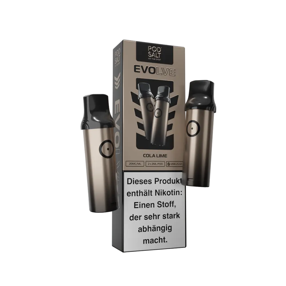 2x Pod Salt Evolve Einweg Pod - Cola Lime - 20mg Nikotinsalz 2ml