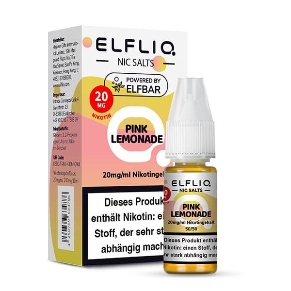 Elfliq by Elfbar Nikotinsalz - Pink Lemonade - Liquid 20mg 10ml