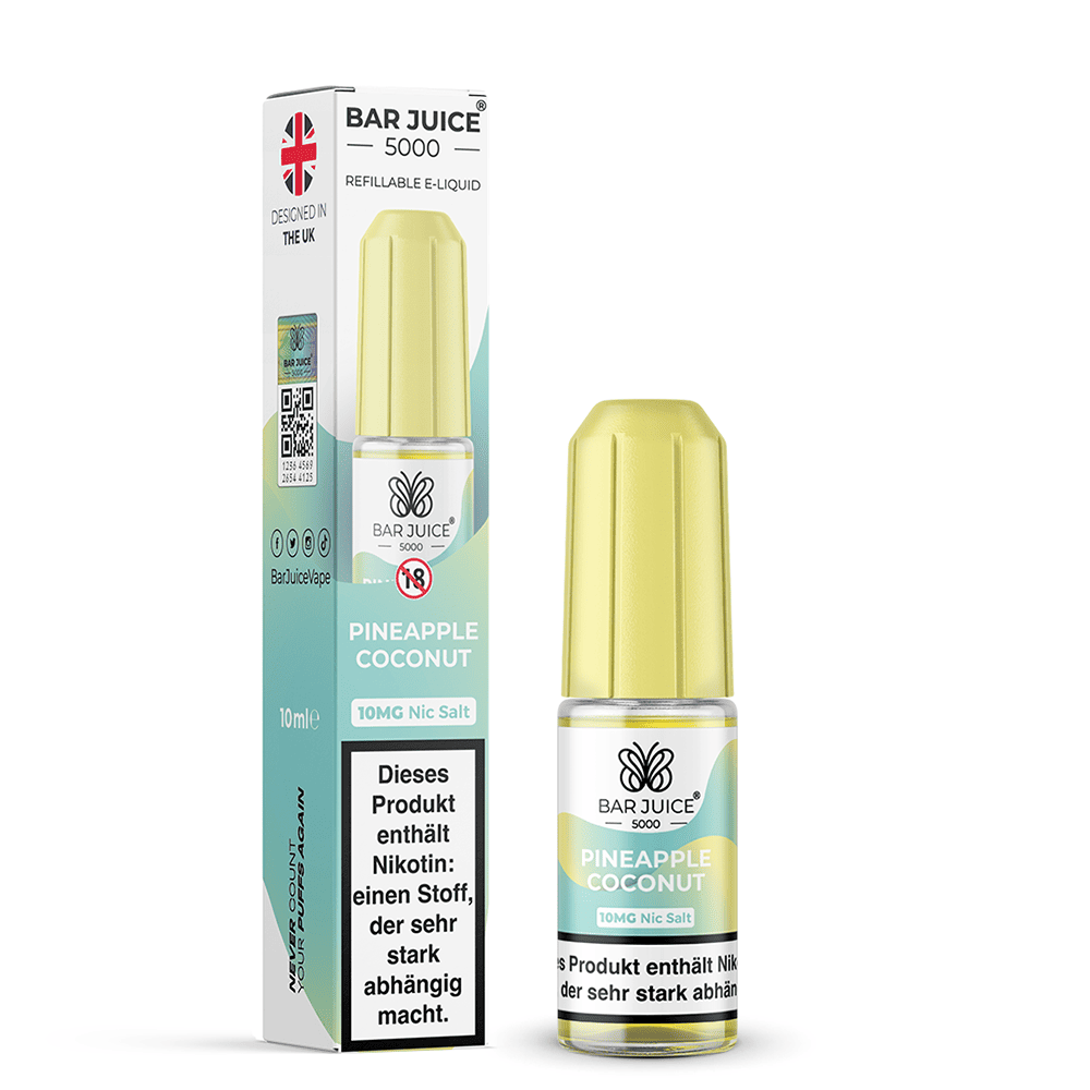 Bar Juice 5000 Nikotinsalz - Pineapple Coconut - Liquid 10mg 10ml