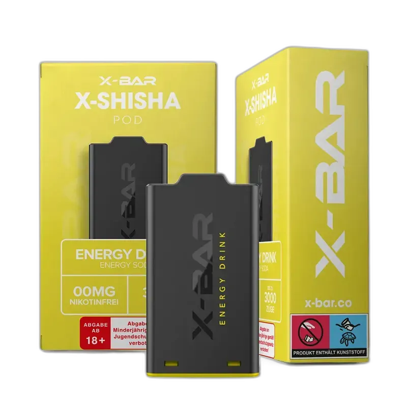 X-Bar - X-Shisha Pod - Energy Drink - 7ml 0mg