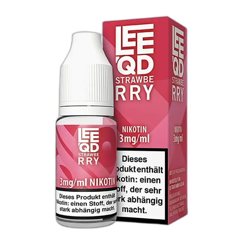 LEEQD Fruits Strawberry 10ml 3mg Liquid