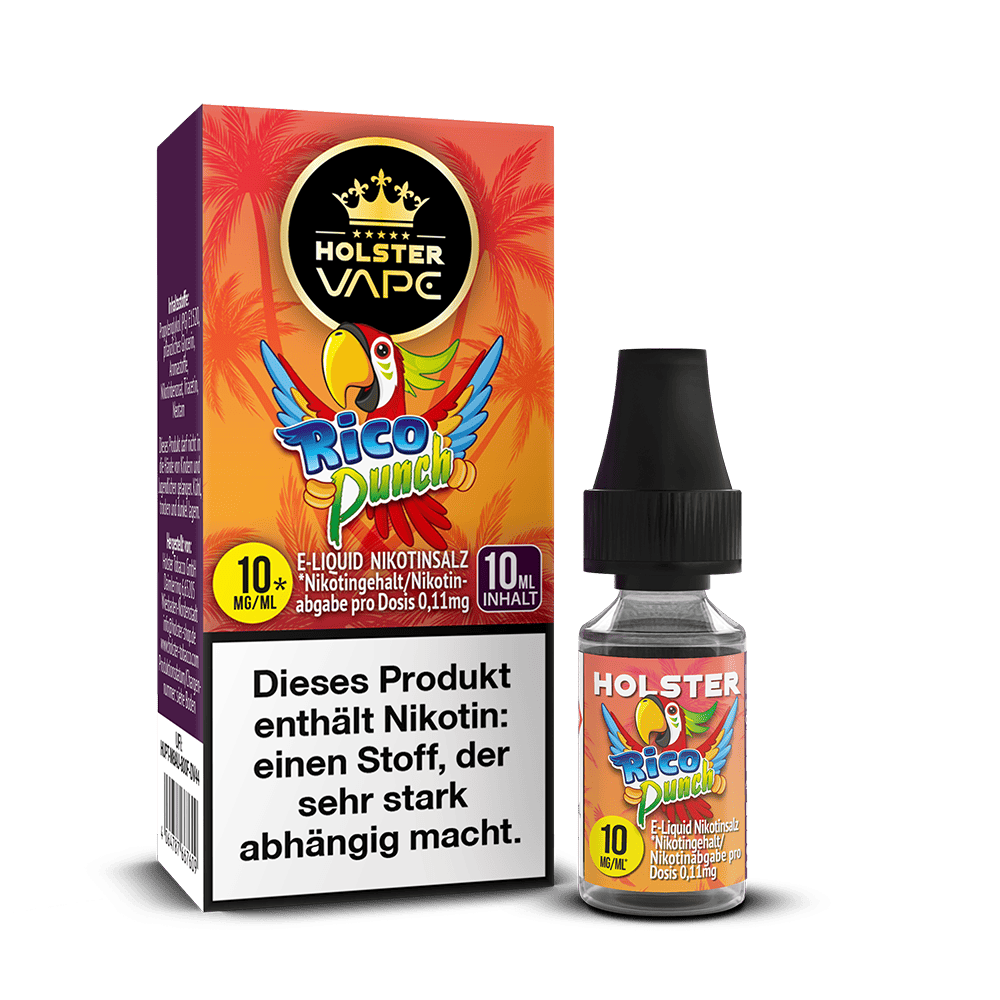 Holster Nikotinsalz - Rico Punch - Liquid 10mg 10ml