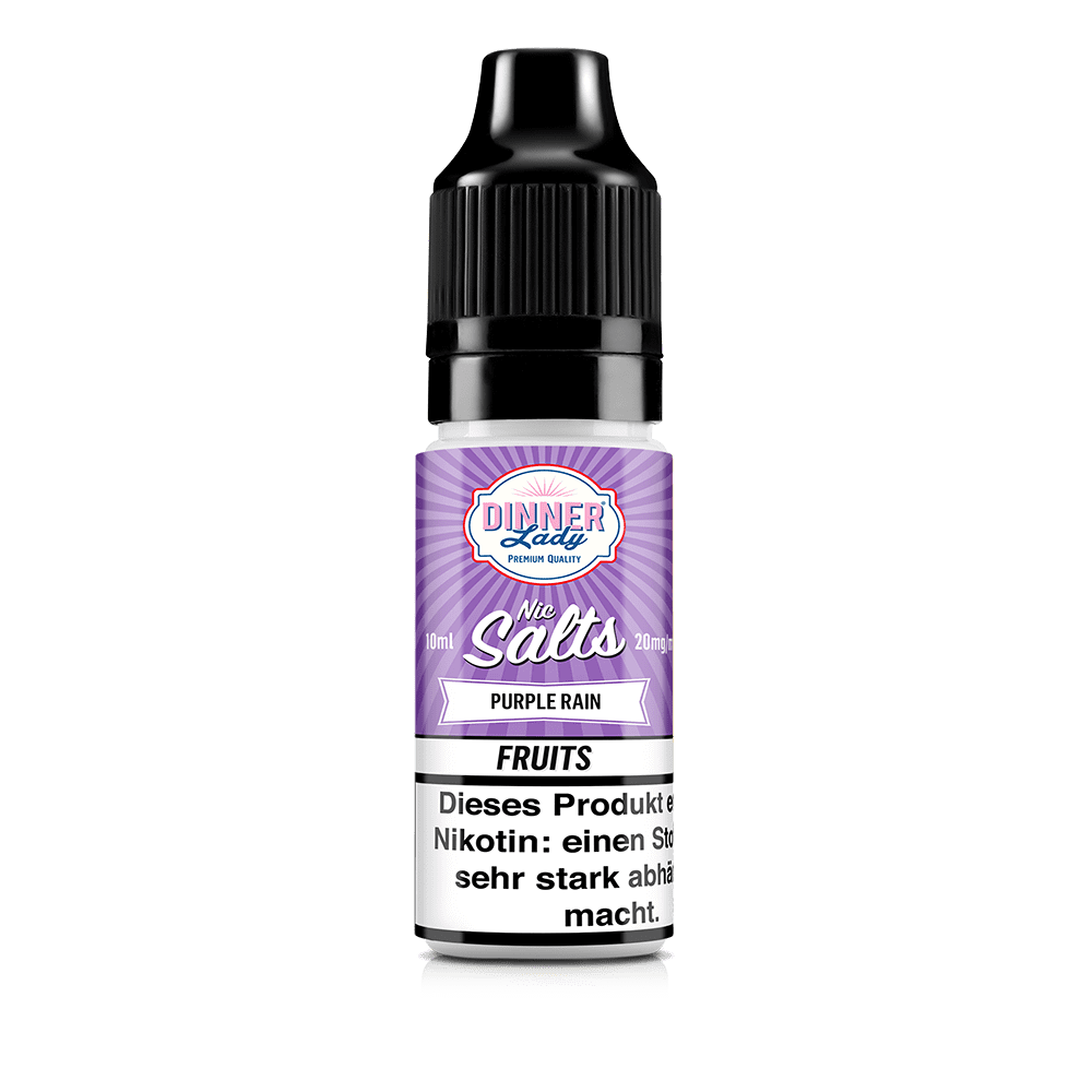 Dinner Lady Nikotinsalz - Purple Rain - 50/50 10ml Liquid 20mg