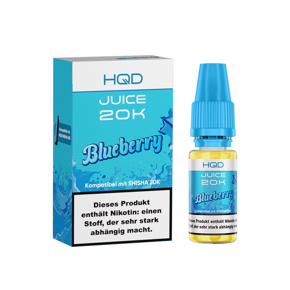 HQD Juice 20K Nikotinsalz - Blueberry - 10ml Liquid 3mg