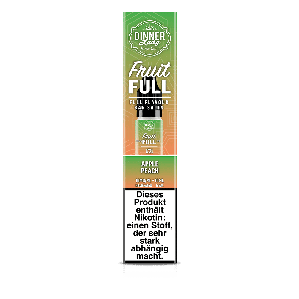 Dinner Lady Fruit Full Nikotinsalz - Apple Peach - 10ml Liquid 10mg