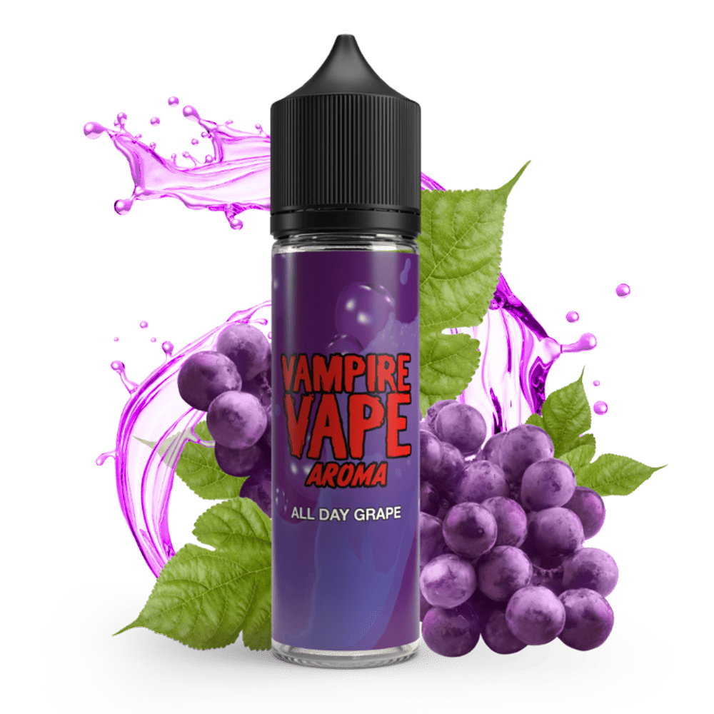 Vampire Vape Longfill - All Day Grape - 10ml Aroma in 60ml Flasche
