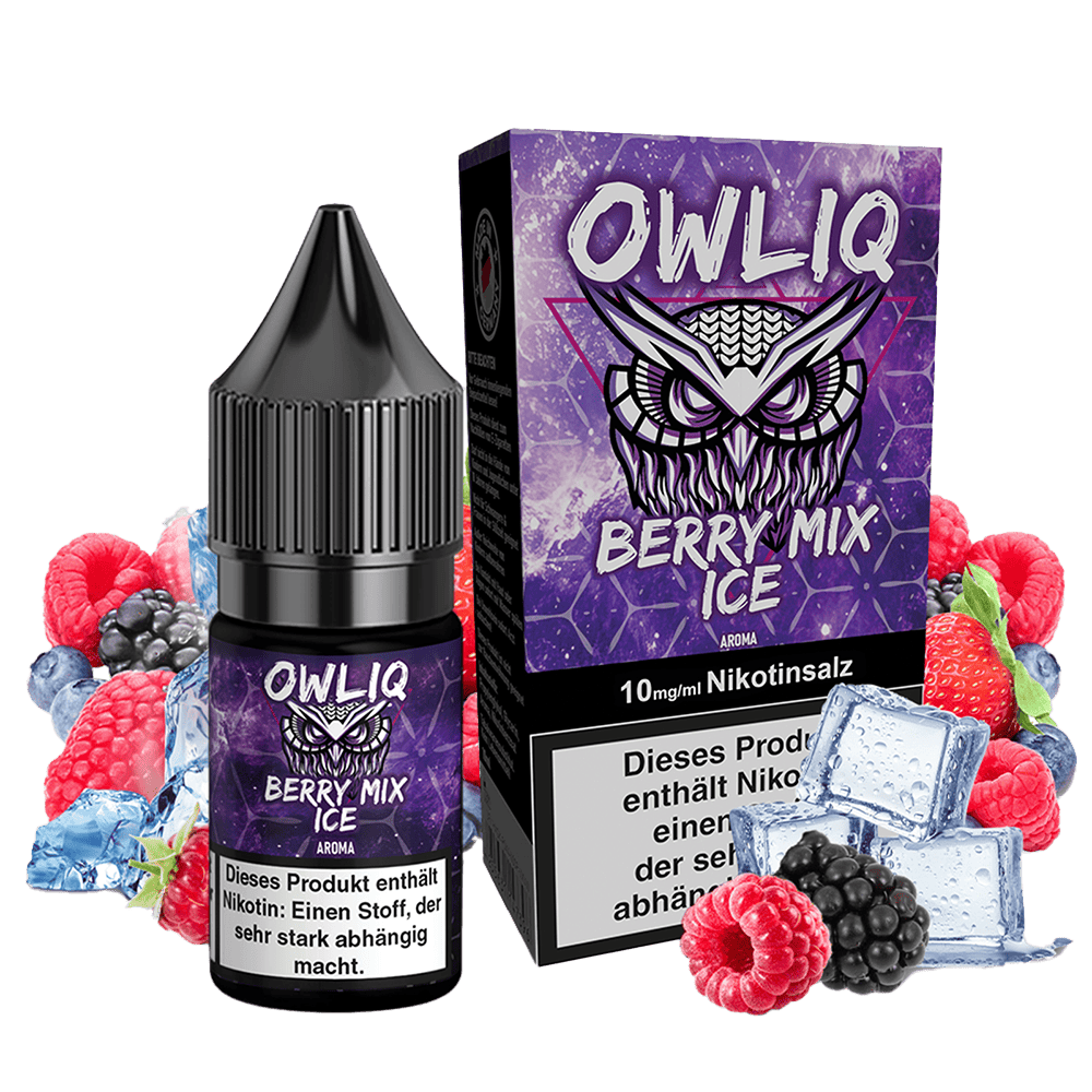 OWLIQ Nikotinsalz - Berry Mix Ice - 10ml Liquid 10mg
