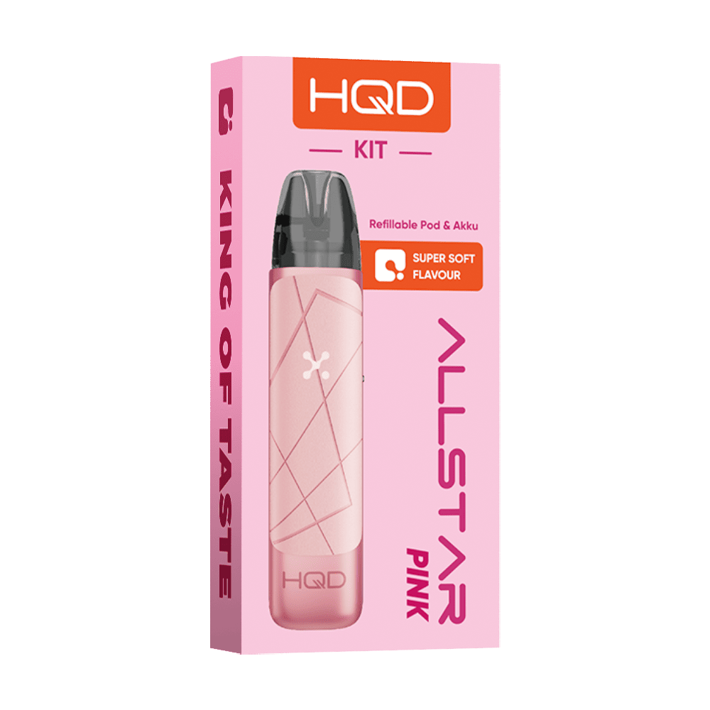 HQD Allstar Lite Refillable Pod Kit - Pink