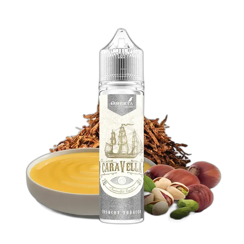 Omerta Aroma Longfill - Caravella Crunchy Tobacco - 10ml Aroma in 60ml Flasche