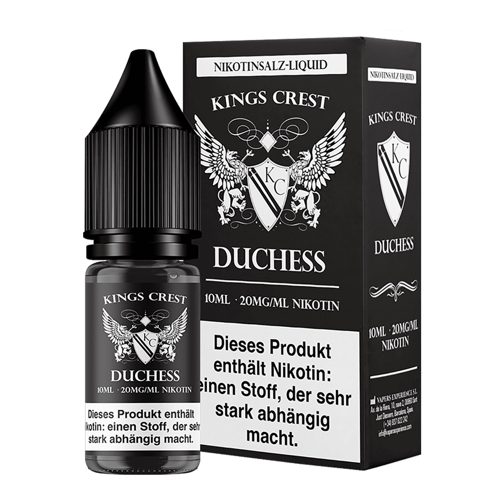 Kings Crest Nikotinsalz - Duchess - 10ml Liquid 20mg Kings Crest Nikotinsalz - Duchess - 10ml Liquid 20mg