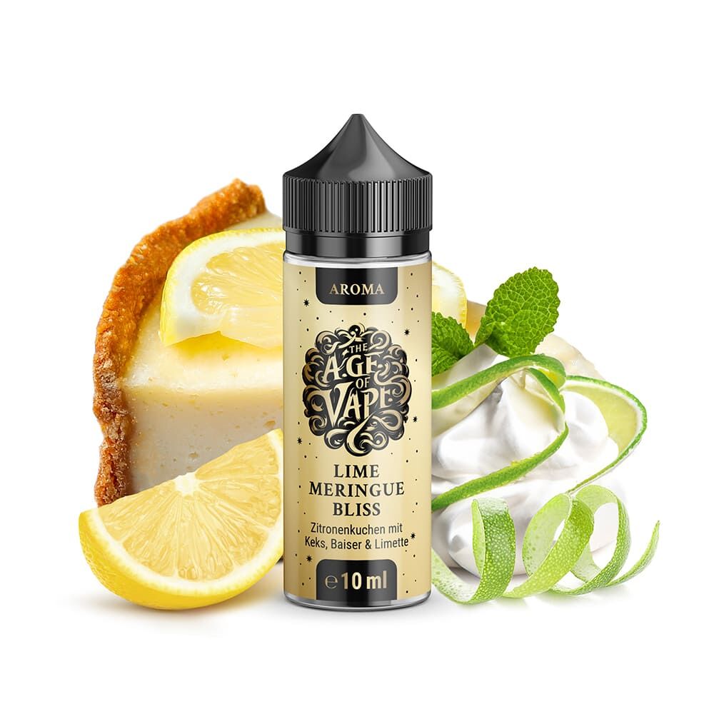 The Age of Vape Aroma Longfill - Lime Meringue Bliss - 10ml in 120ml Flasche