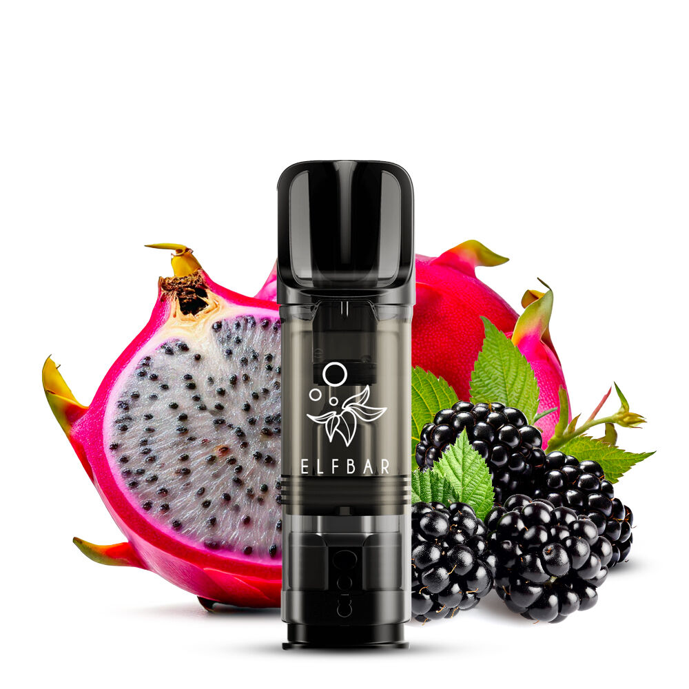 2x Elfbar Elfa Einweg Pod - Dragon Fruit Blackberry - 20mg Nikotinsalz 2ml 2x Elfbar Elfa Einweg Pod - Dragon Fruit Blackberry - 20mg Nikotinsalz 2ml