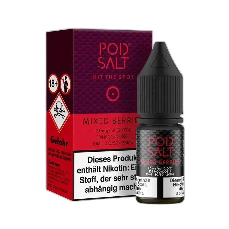 Pod Salt Core Nikotinsalz - Mixed Berries - 10ml Liquid 20mg
