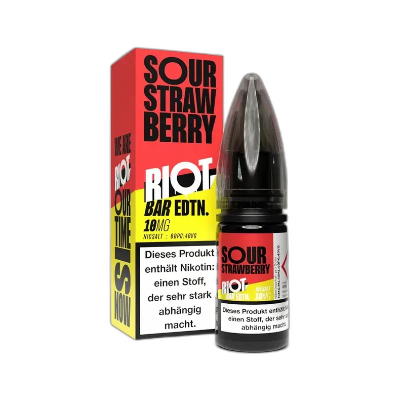 Riot Squad Nikotinsalz - Sour Strawberry - Liquid 10mg 10ml