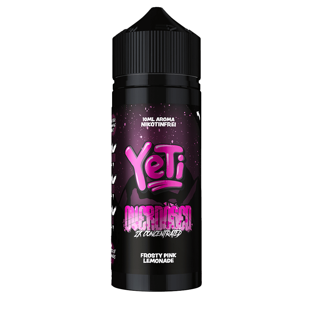 Yeti Longfill - Frosty Pink Lemonade - Overdosed 10ml Aroma in 120ml Flasche