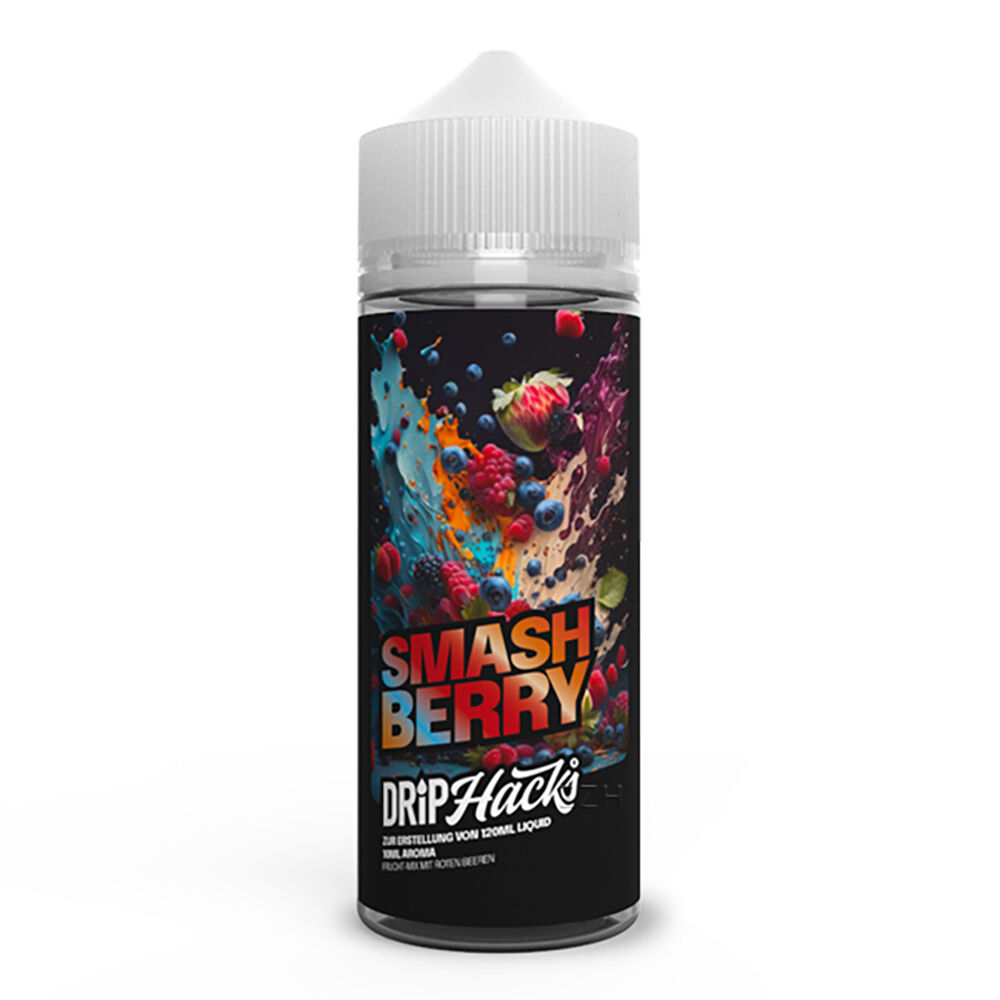 Drip Hacks Longfill - Smash Berry - 10ml Aroma in 120ml Flasche