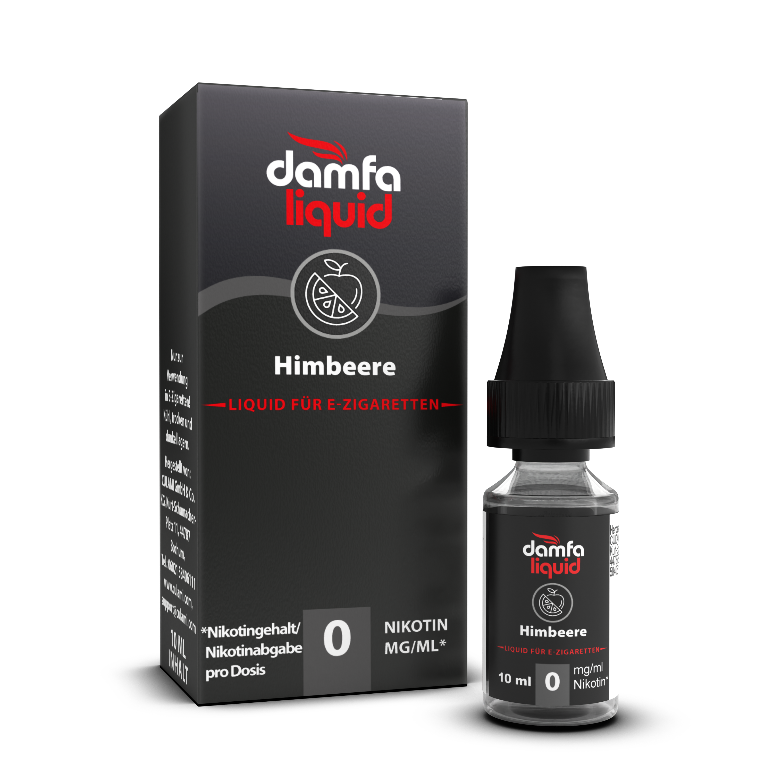 damfaliquid Himbeere V2 0mg 10ml