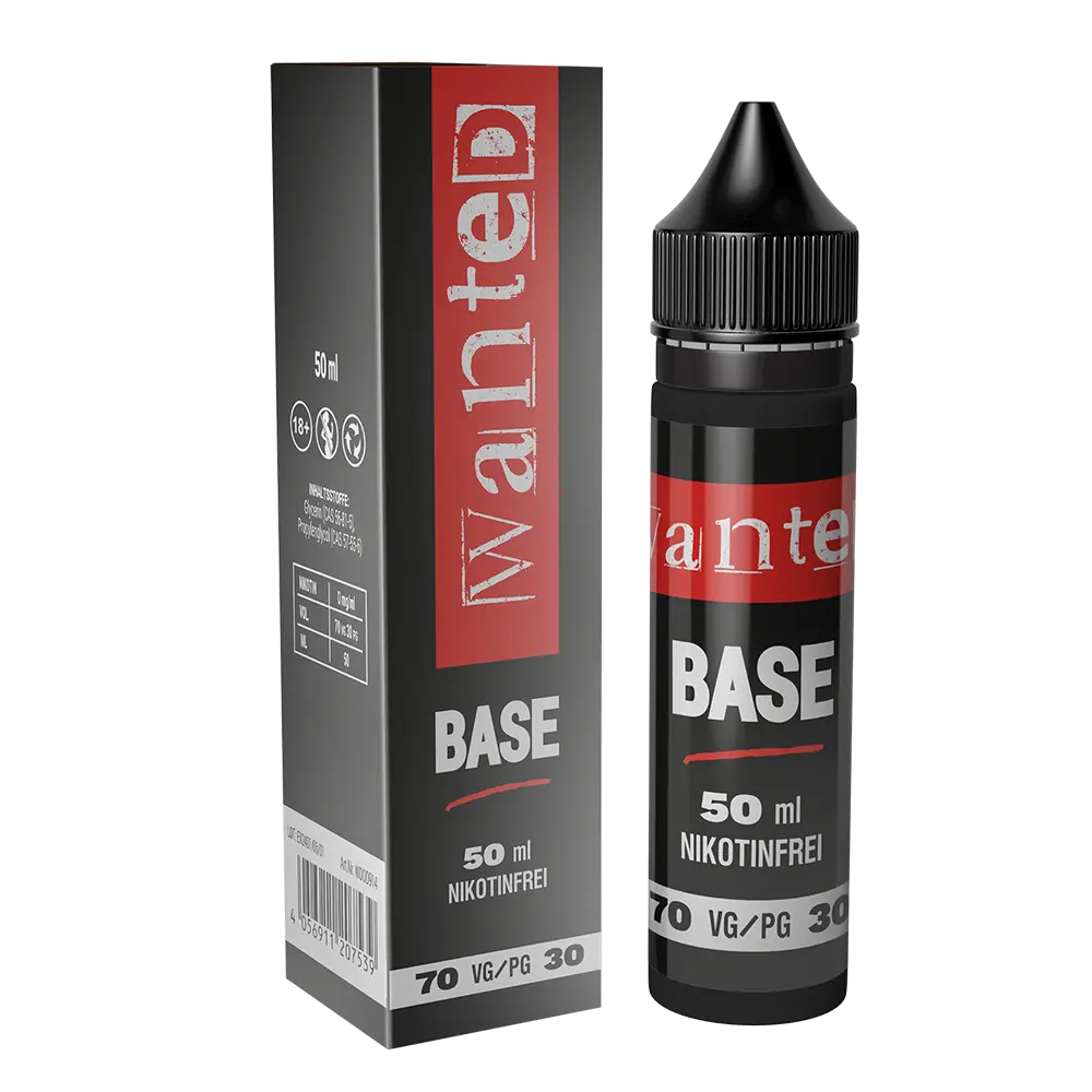 Wanted Base 70/30 50ml in 60ml Flasche Wanted Base 70/30 50ml in 60ml Flasche