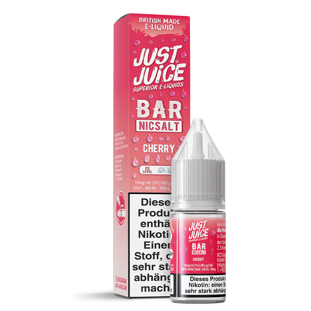 Just Juice Nikotinsalz - Cherry - 10ml Liquid 10mg