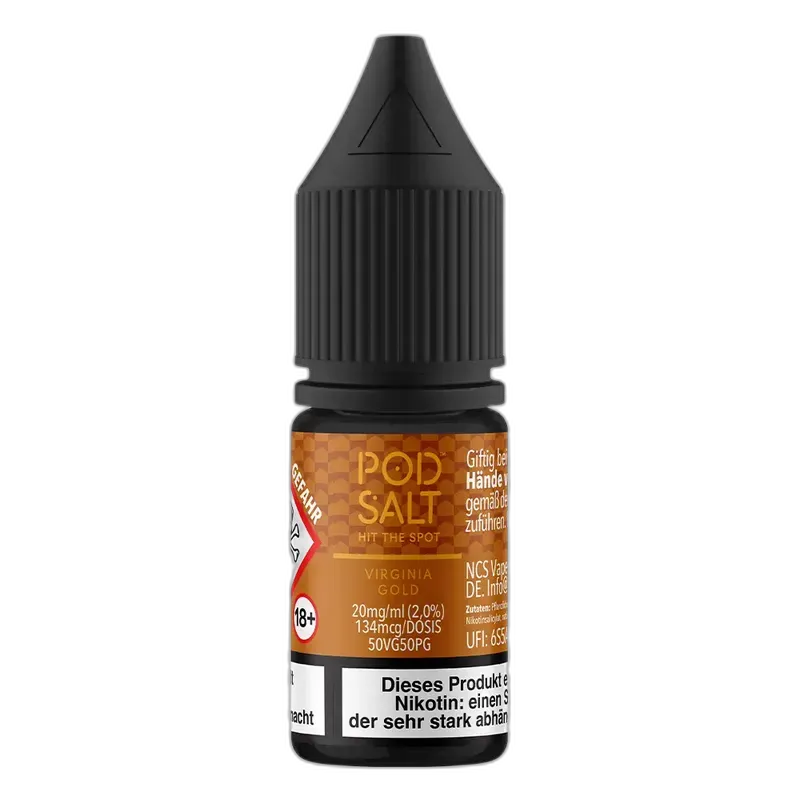 Pod Salt Origin Nikotinsalz - Virginia - 10ml Liquid 20mg | 20 mg | PSC217 Pod Salt Origin Nikotinsalz - Virginia - 10ml Liquid 20mg | 20 mg | PSC217